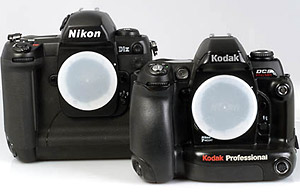 Compared with a Nikon D1X